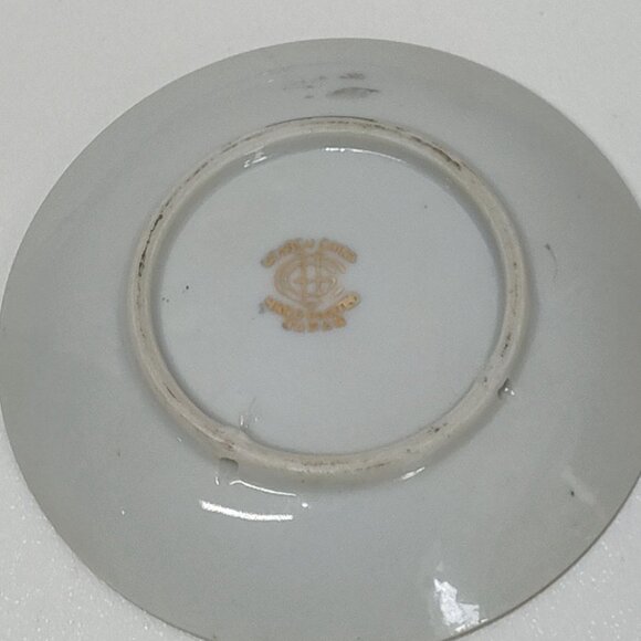 Ucagco Hand Painted Japan Landscape Decorative Plate w/ Gold Trim 5 Plates 1940s - Picture 11 of 13